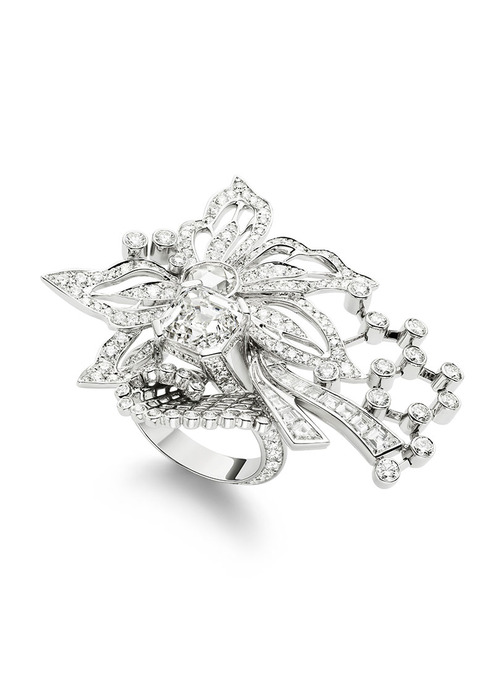 Piaget Couture Précieuse Gorgeous Embroidery 鑽石戒指,12,900,000元。